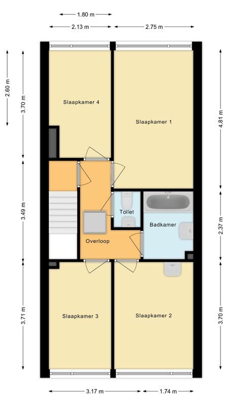 Beringstraat 85 Floorplan Blur 2