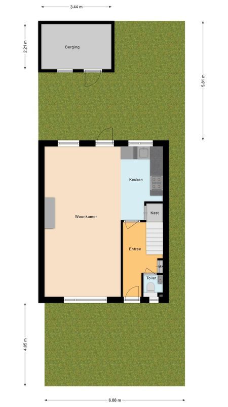 Pluvierstraat 15 - A Floorplan Blur 3