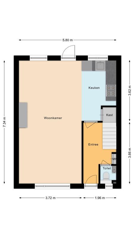 Pluvierstraat 15 - A Floorplan Blur 0