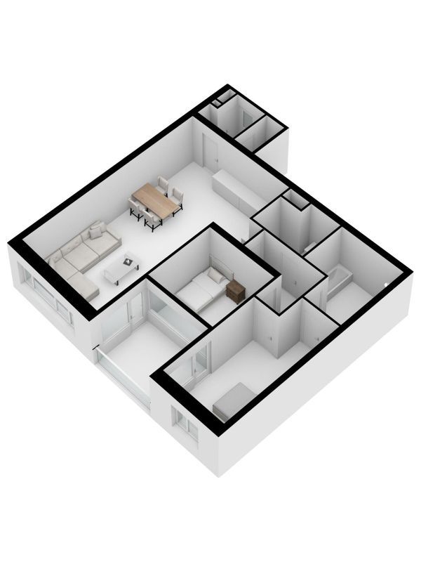 Piusplein 28 - 20 Floorplan Blur 0