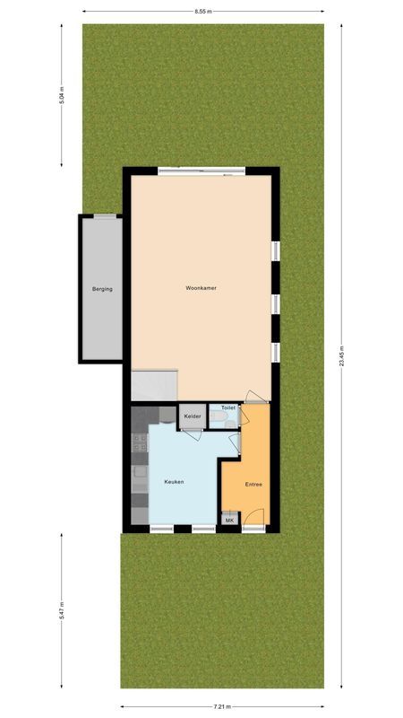 Pius X-straat 6 Floorplan Blur 3