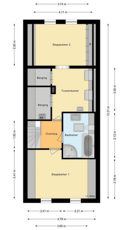 Pius X-straat 6 Floorplan Blur 1