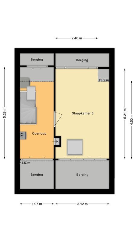 Prins Hendrikstraat 56 Floorplan Blur 2