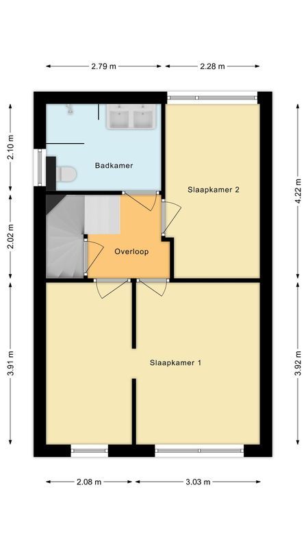 Prins Hendrikstraat 56 Floorplan Blur 1
