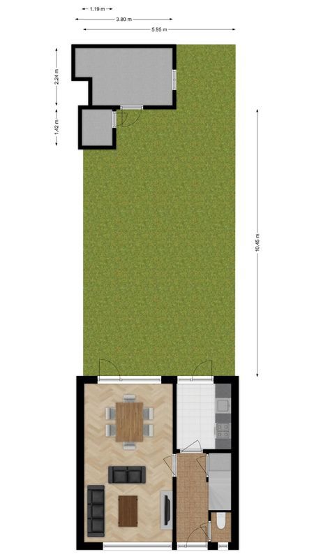 Kruisherenstraat 25 Floorplan Blur 2