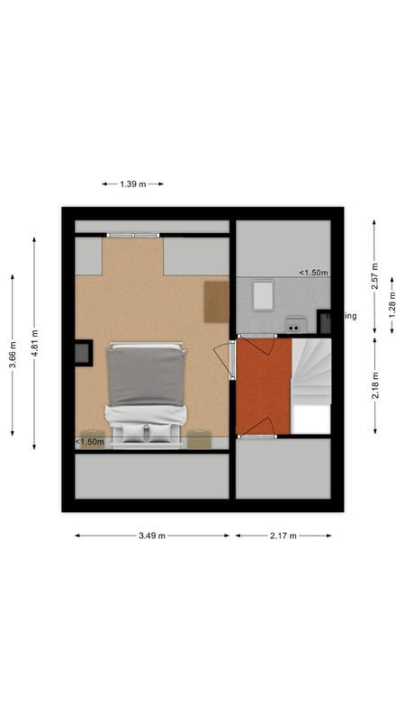 Kruisherenstraat 25 Floorplan Blur 3