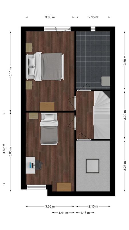 Loudonstraat 7 Floorplan Blur 3
