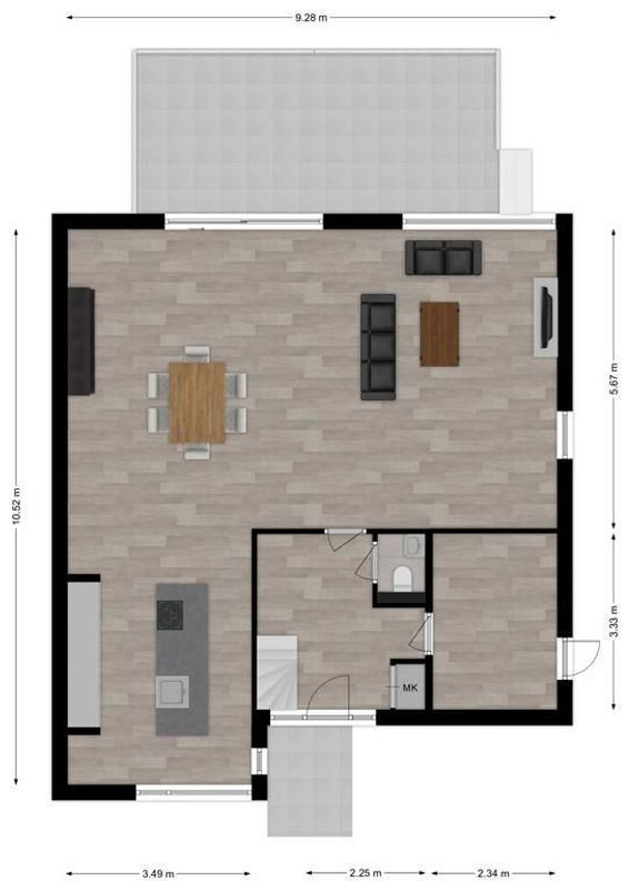 Oeverzwaluw 21 Floorplan Blur 0