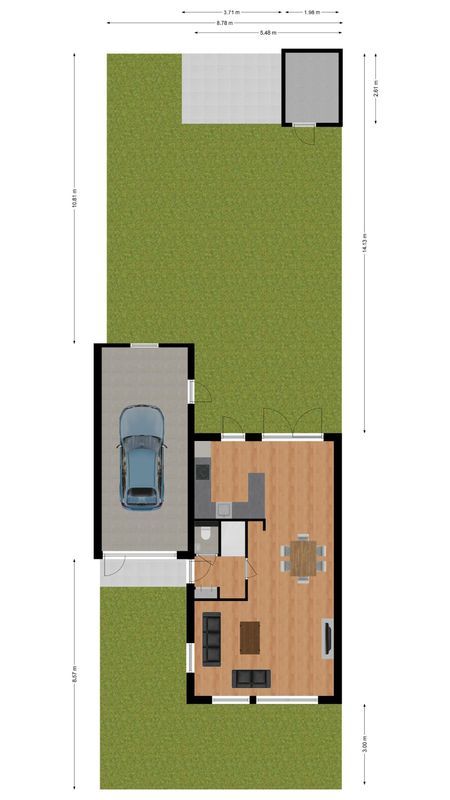 Hornstraat 23 Floorplan Blur 3