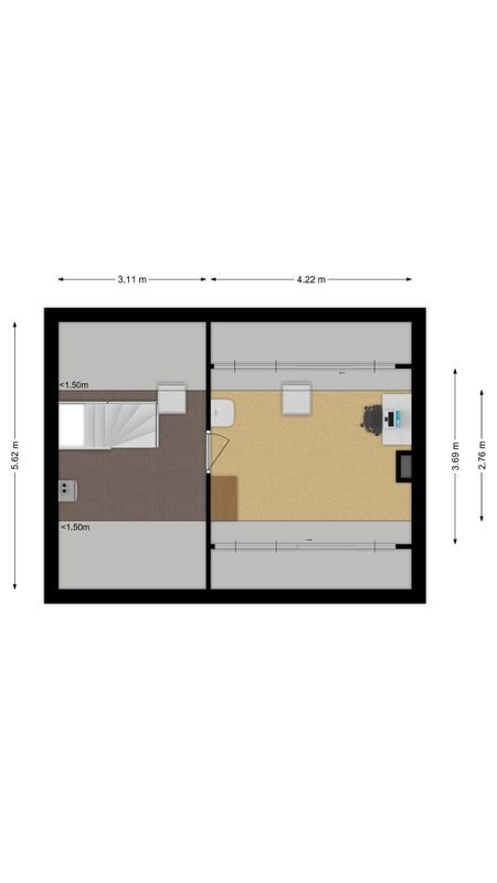 Donatusstraat 25 Floorplan Blur 3