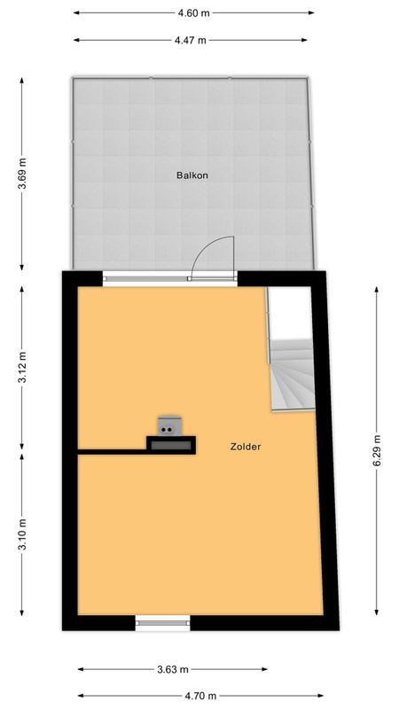 Stoomlederplein 5 Floorplan Blur 3
