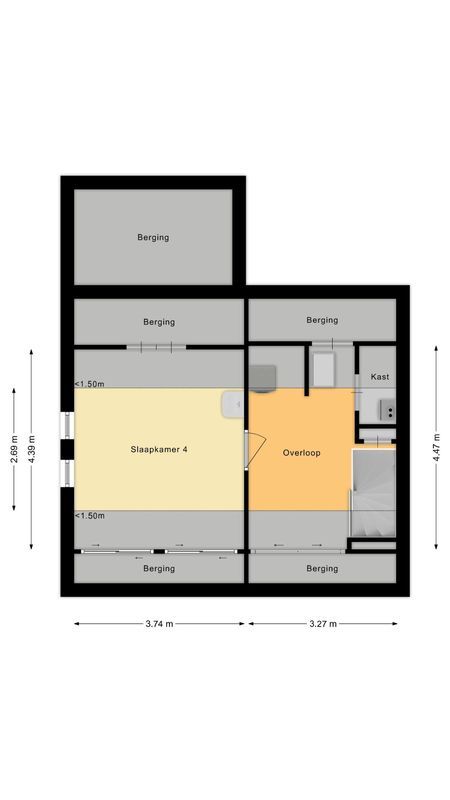 Nassaulaan 70 Floorplan Blur 2