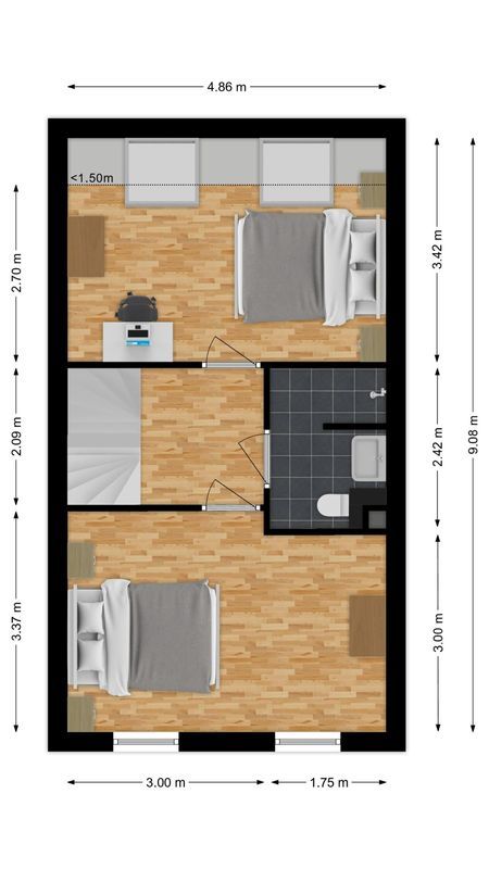 Riethovenerf 64 Floorplan Blur 1