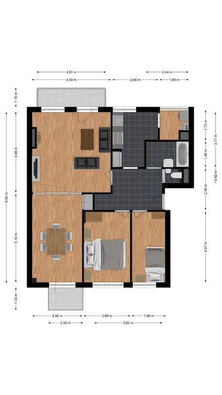 Loek Lansdorpstraat 2 Floorplan Blur 0
