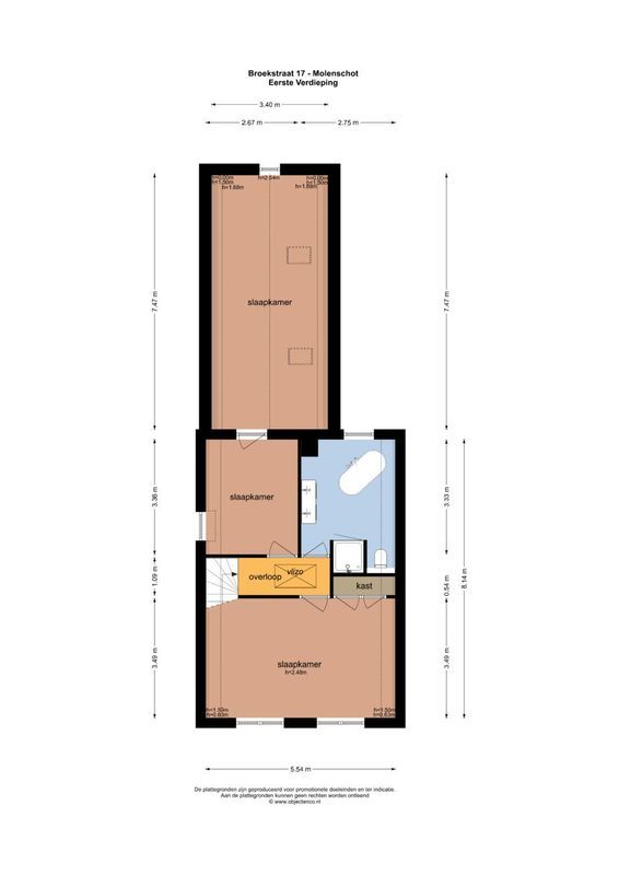 Broekstraat 17 Floorplan Blur 3