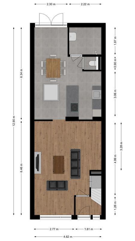 Bloemfonteinstraat 3 Floorplan Blur 1