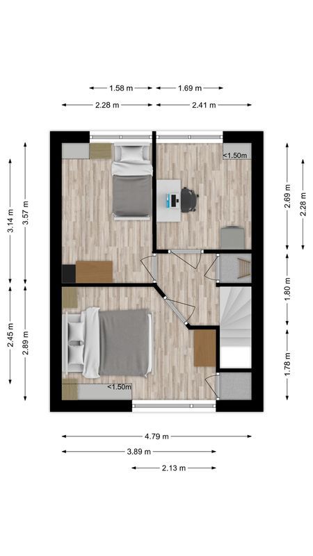 Bloemfonteinstraat 3 Floorplan Blur 2