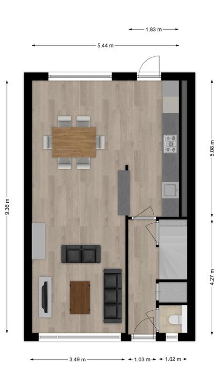 Berndijksestraat 97 Floorplan Blur 0