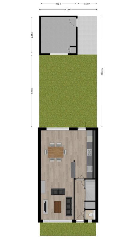 Berndijksestraat 97 Floorplan Blur 3