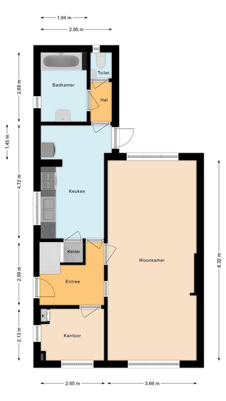 Lange Wagenstraat 26 Floorplan Blur 0