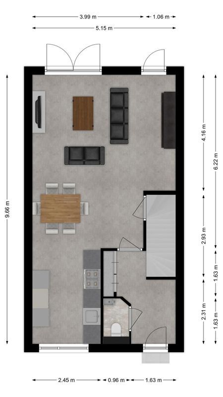 Stellenboschlaan 47 Floorplan Blur 1