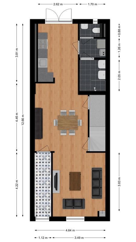 Van Hogendorpstraat 38 Floorplan Blur 1