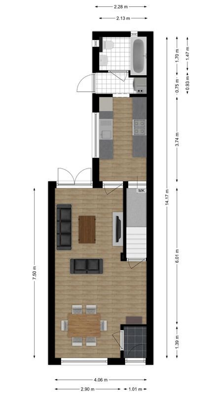 Lindenstraat 9 Floorplan Blur 0