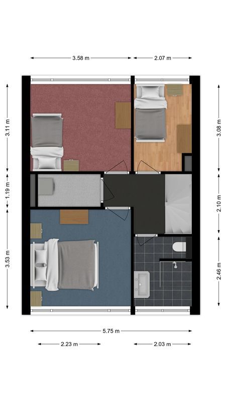 Frans Erensstraat 22 Floorplan Blur 1