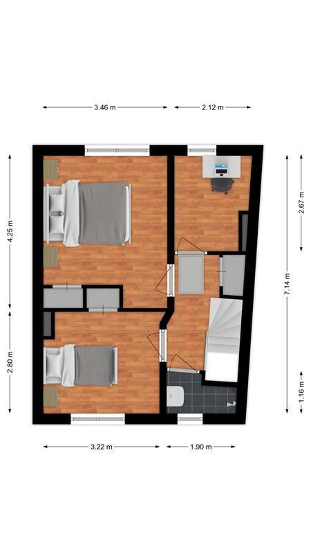 Outshoornstraat 18 Floorplan Blur 1