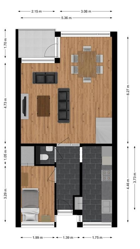 Postelse Hoeflaan 91 Floorplan Blur 0
