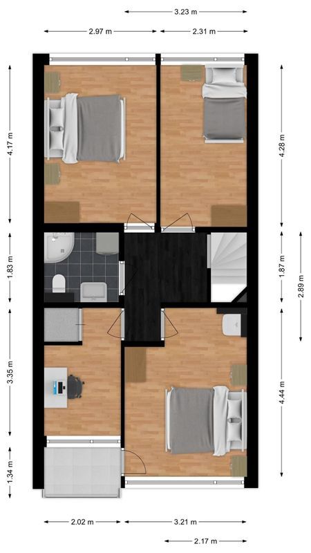 Postelse Hoeflaan 91 Floorplan Blur 1