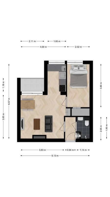 Waterhoefstraat 23 - b Floorplan Blur 0