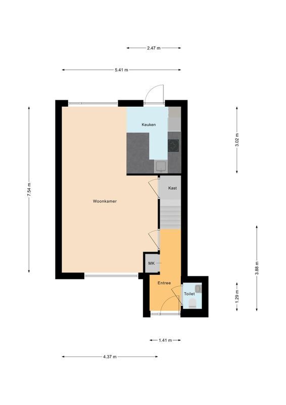 Dassenburcht 6 Floorplan Blur 0