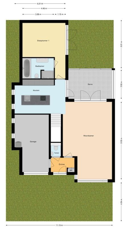 Vestingwal 7 Floorplan Blur 2