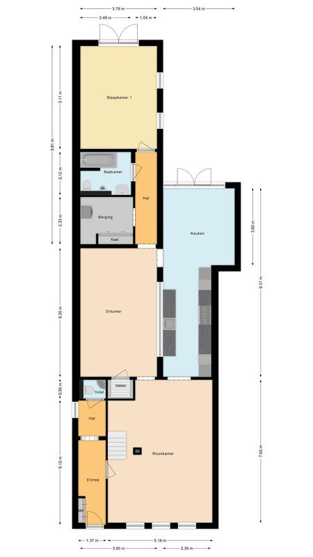 Hoofdstraat 122 Floorplan Blur 0