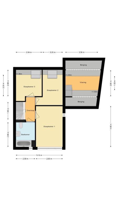 van Brederodestraat 14 Floorplan Blur 1