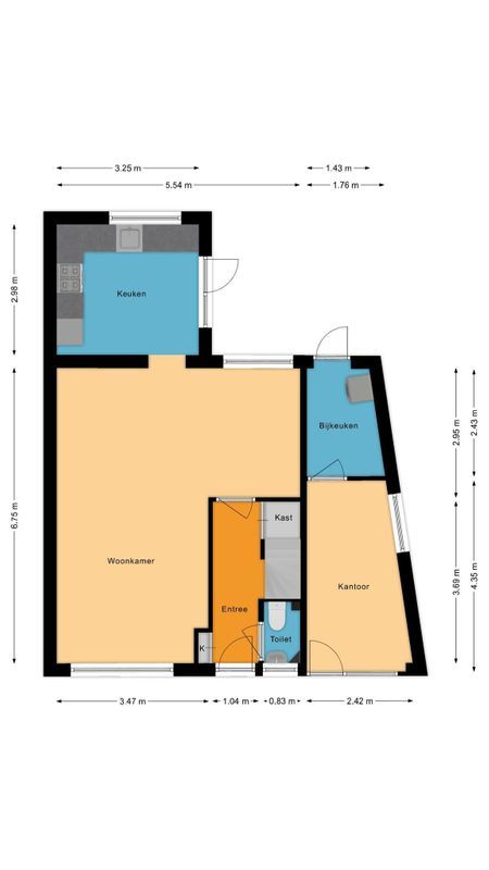 Abdis van Thornstraat 63 Floorplan Blur 1