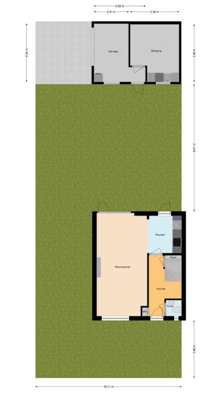 Heistraat 43 Floorplan Blur 4