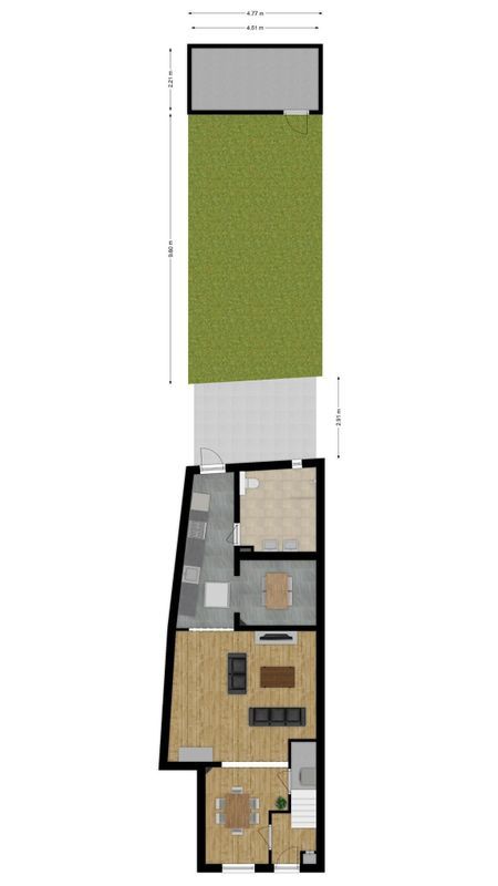 Kerkstraat 36 Floorplan Blur 2