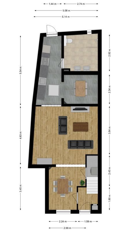 Kerkstraat 36 Floorplan Blur 0