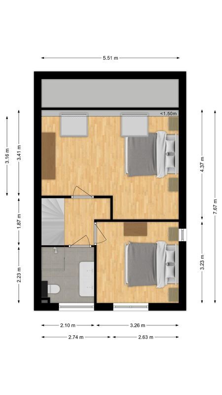 Baardwijkstraat 32 Floorplan Blur 6