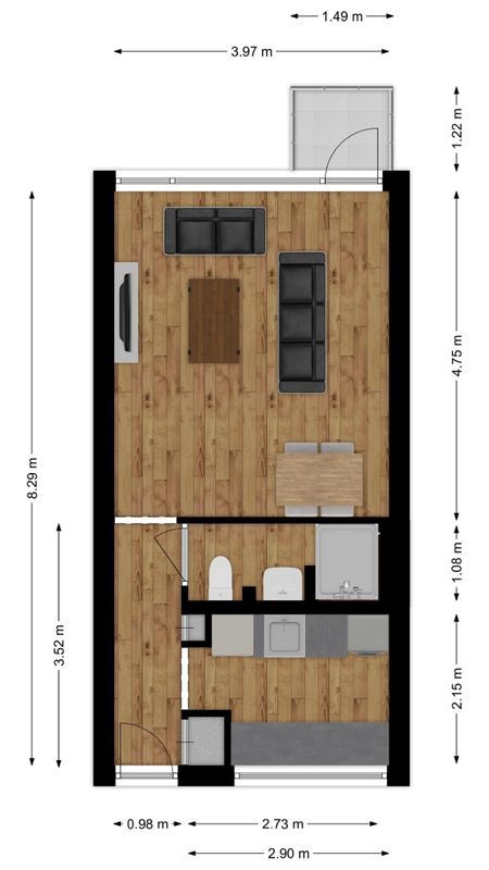 Predikherenlaan 201 Floorplan Blur 0