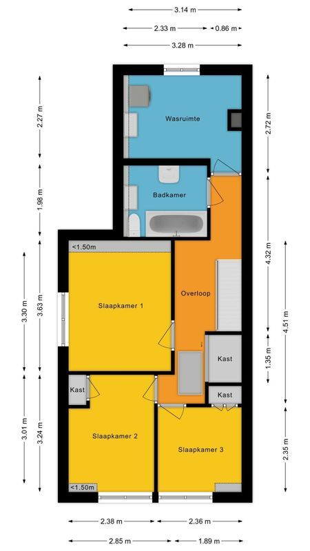 Kanaalstraat 33 Floorplan Blur 1