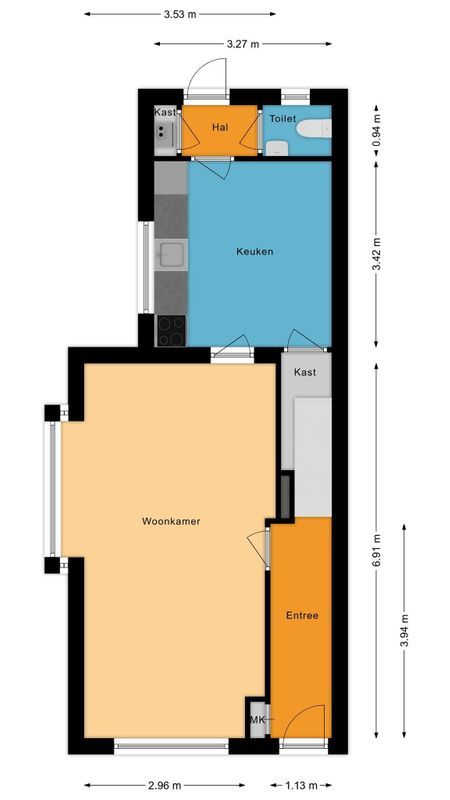 Kanaalstraat 33 Floorplan Blur 0