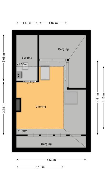 Tuinstraat 72 Floorplan Blur 3