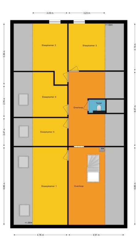Vaartweg 18 Floorplan Blur 2