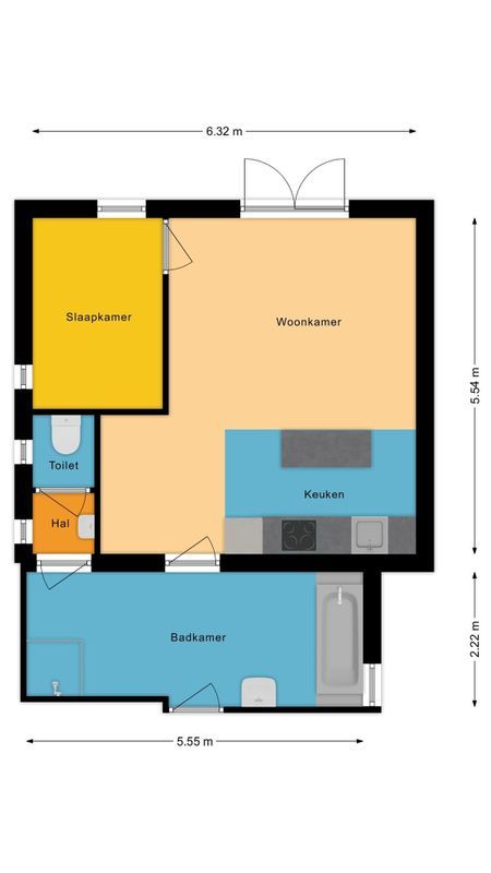 Vaartweg 18 Floorplan Blur 6