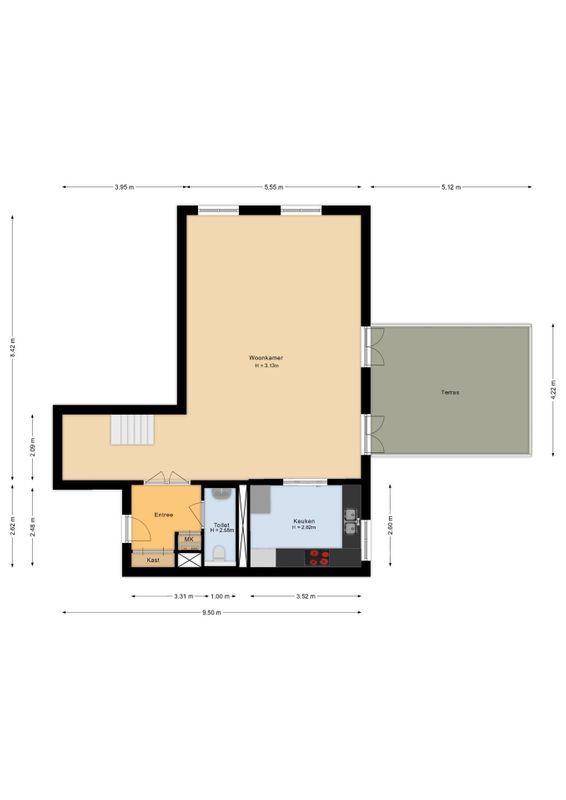Kapucijnenhof 64 Floorplan Blur 0