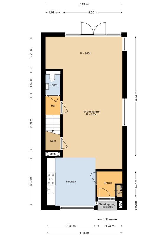 Koekoekstraat 23 Floorplan Blur 1