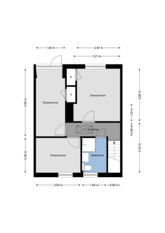 Brigidastraat 54 Floorplan Blur 2